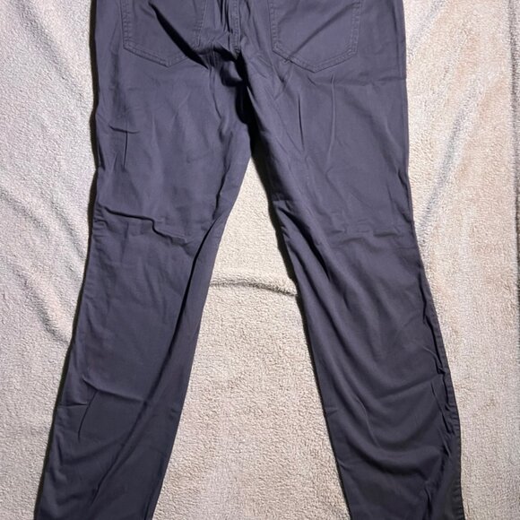 New York & Company Women 12 Avg Brown Low Raise Button Zip Legging Pants (L) - Picture 7 of 7